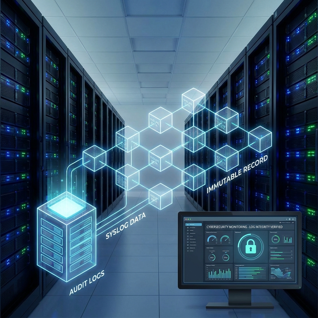 Logs de Auditoría Inmutables: Syslog a Blockchain con Proovik