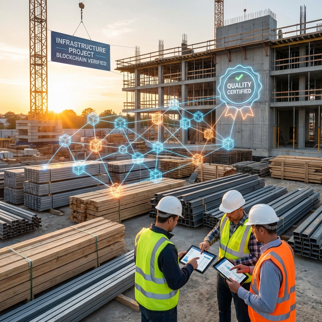 Blockchain en la Construcción: Trazabilidad de Materiales y Certificación de Obra