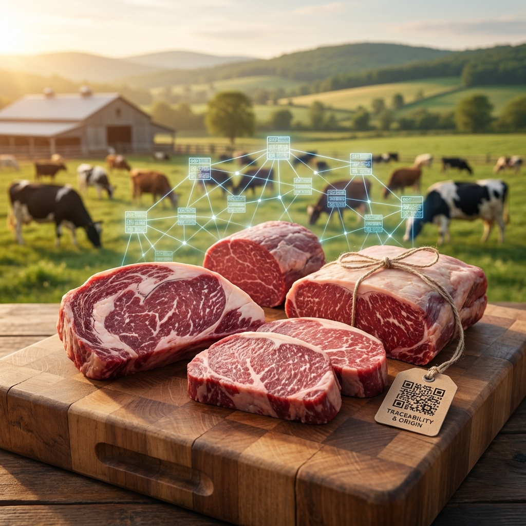Trazabilidad de Carne con Blockchain: Del Campo al Supermercado