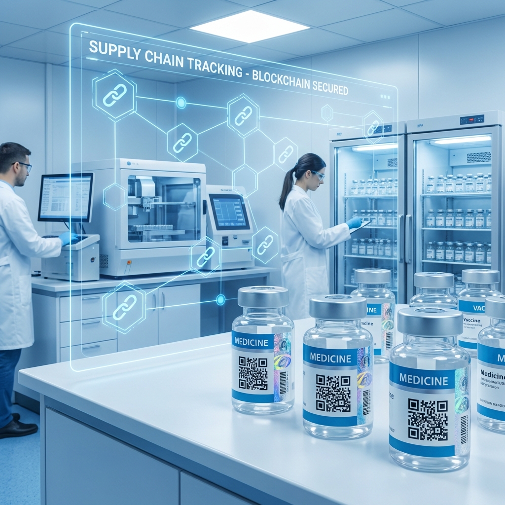 Blockchain en la Cadena de Suministro Farmacéutica: Combatiendo la Falsificación de Medicamentos