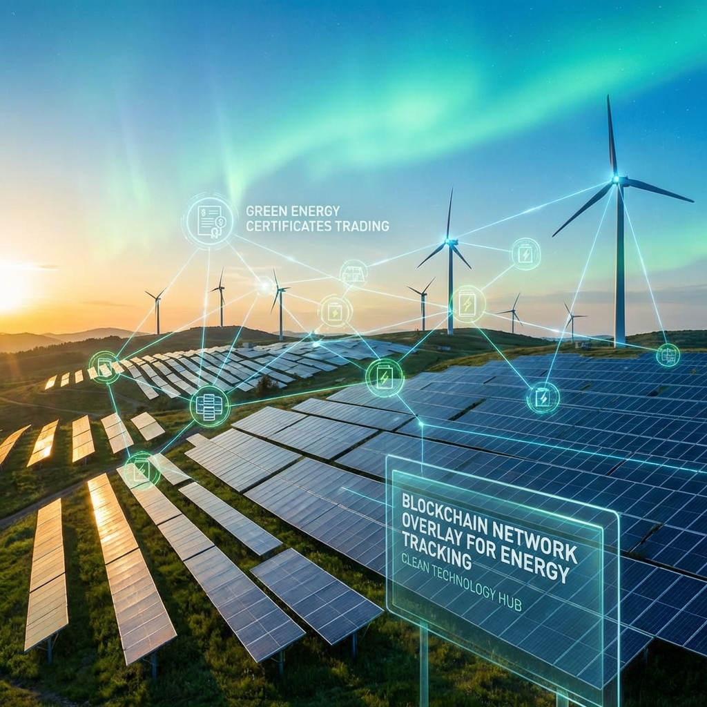 Blockchain para Energías Renovables: Certificados Verdes Verificables