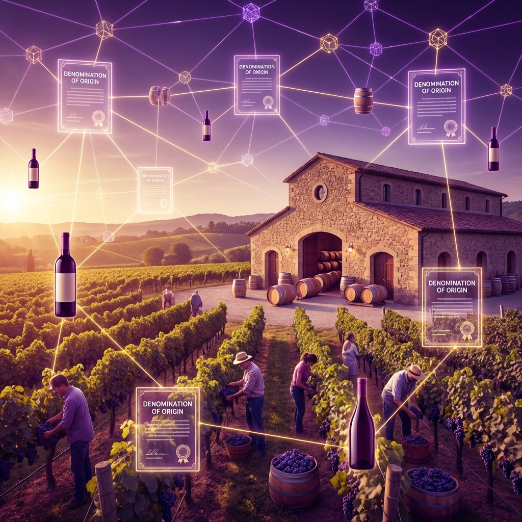 Blockchain en la Industria Vitivinícola: Autenticidad y Trazabilidad del Vino